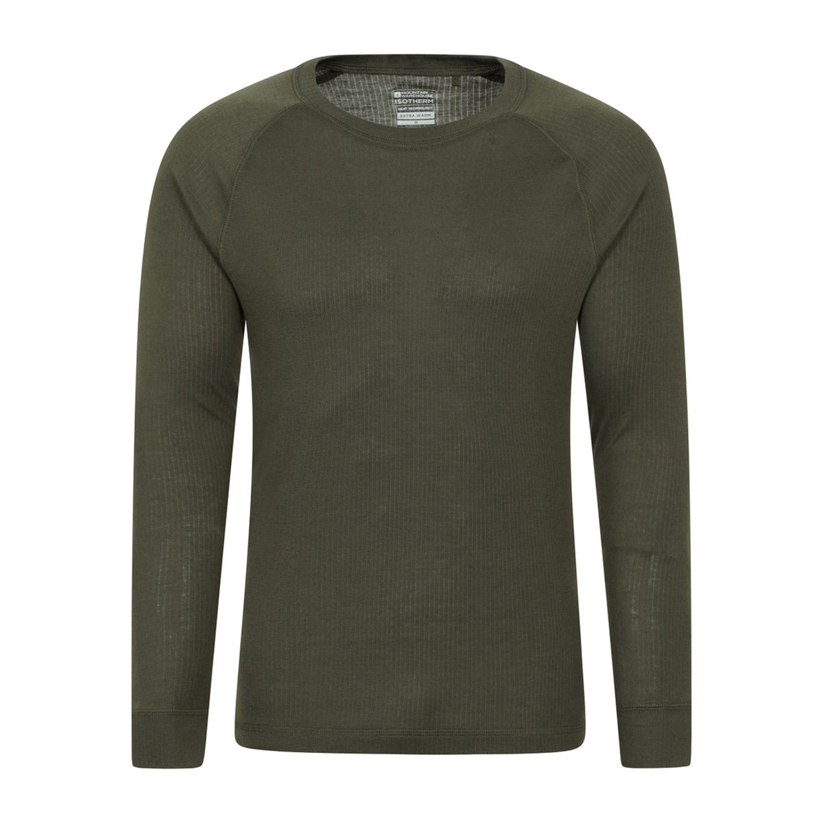 Khaki Green - Side - Mountain Warehouse Mens Talus Thermal Base Layer Set