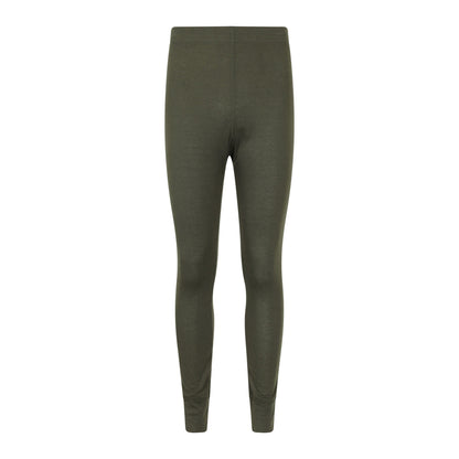 Khaki Green - Close up - Mountain Warehouse Mens Talus Thermal Base Layer Set
