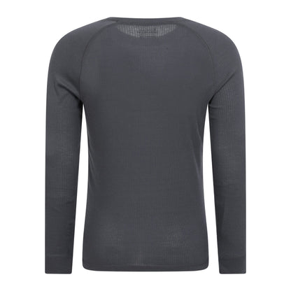 Charcoal - Back - Mountain Warehouse Mens Talus Thermal Base Layer Set