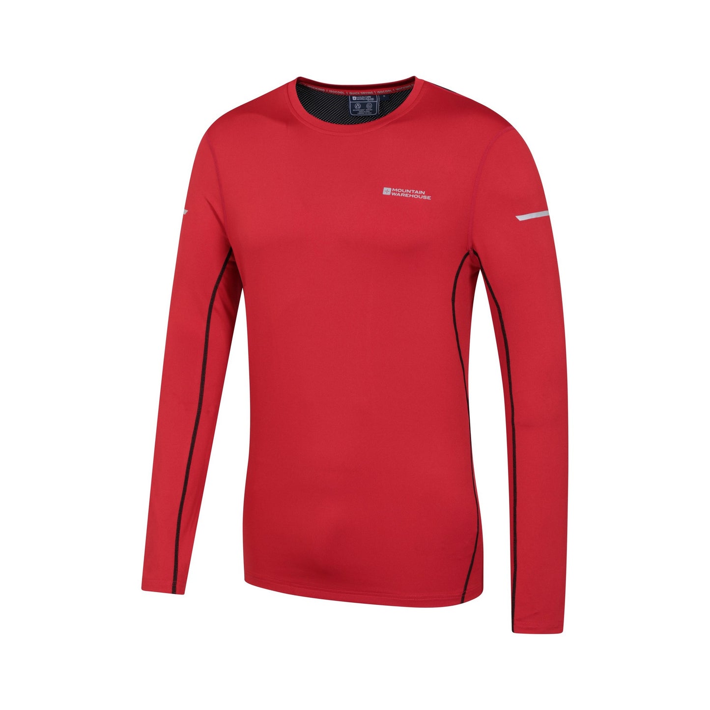 Active Red - Lifestyle - Mountain Warehouse Mens Vault Recycled Top
