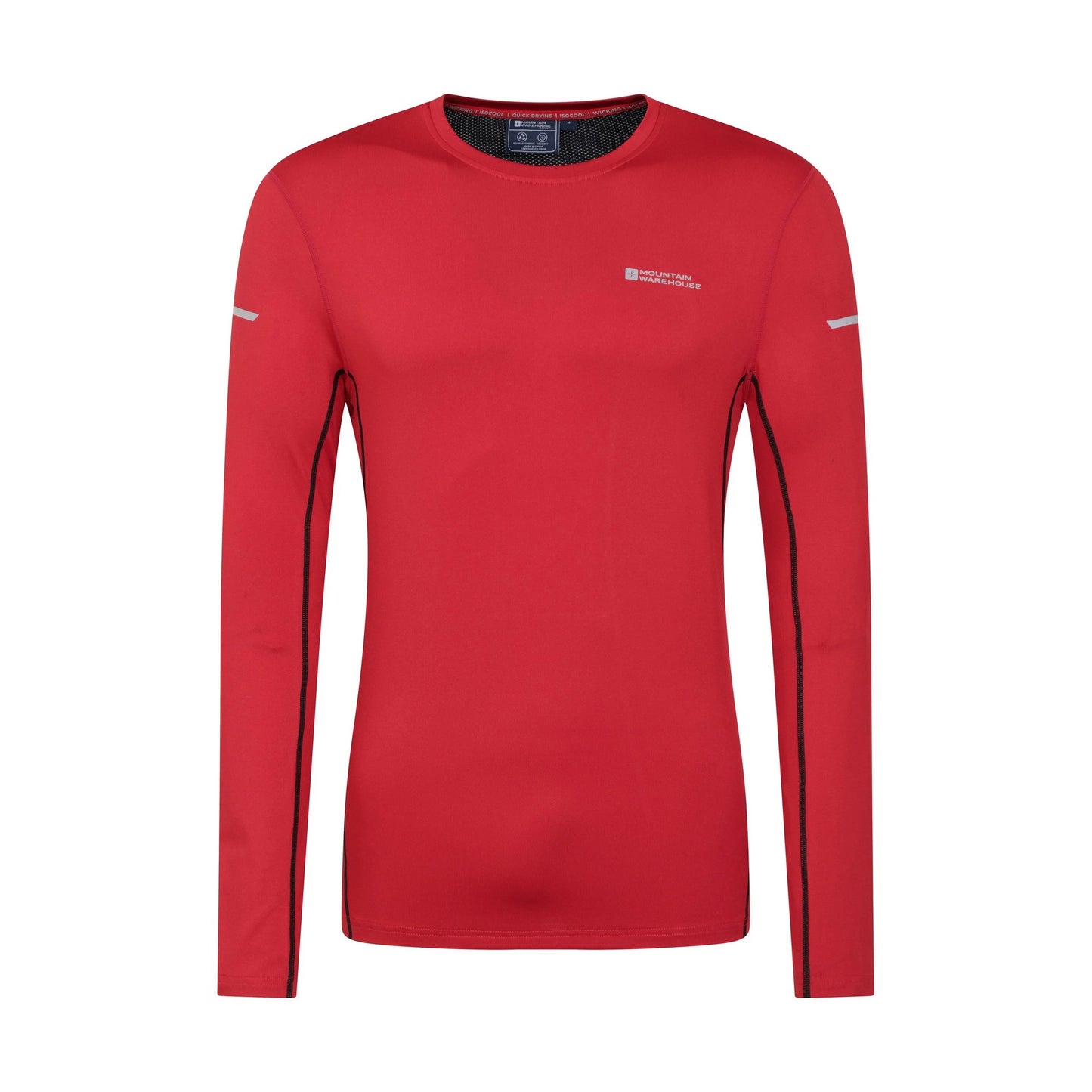 Active Red - Front - Mountain Warehouse Mens Vault Recycled Top
