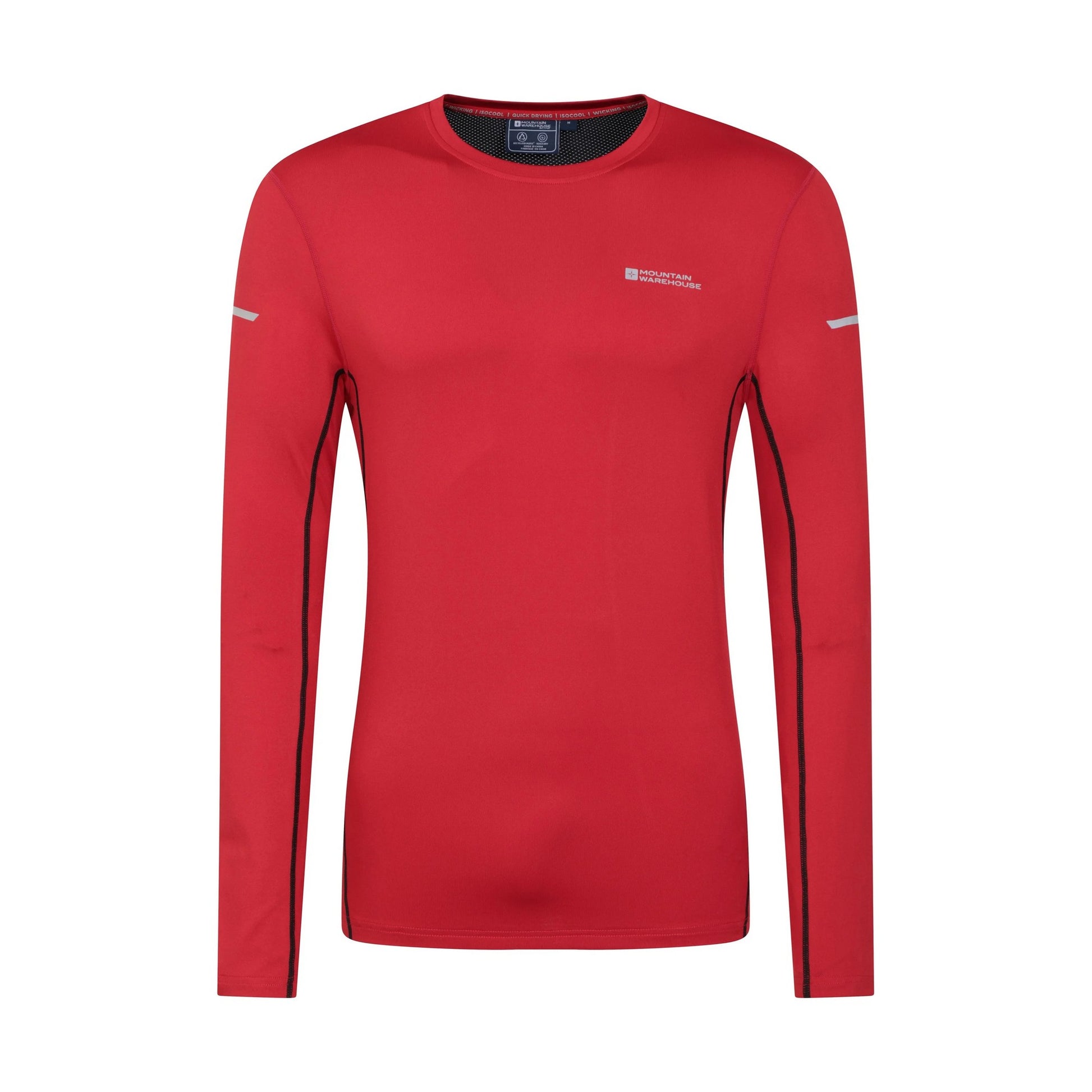 Active Red - Front - Mountain Warehouse Mens Vault Recycled Top