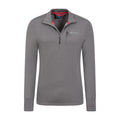 Grey - Lifestyle - Mountain Warehouse Mens Marathon Fleece Top