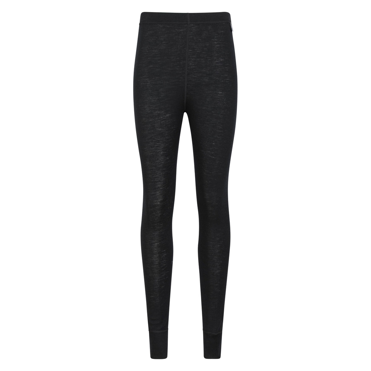 Black - Pack Shot - Mountain Warehouse Womens-Ladies Merino Wool Base Layer Set