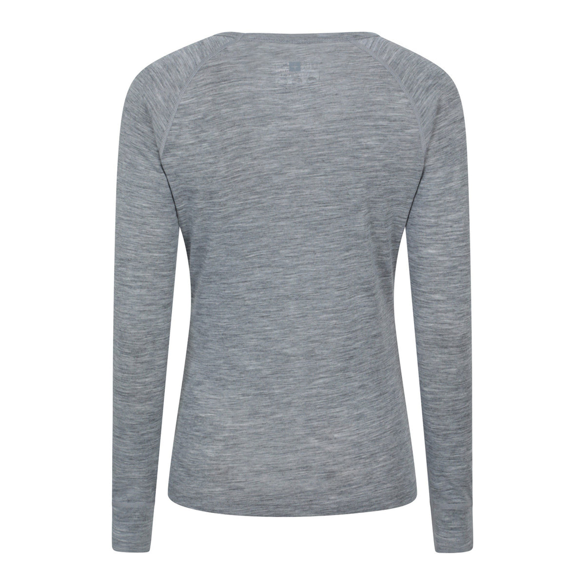 Light Grey - Back - Mountain Warehouse Womens-Ladies Merino Wool Base Layer Set