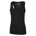Jet Black - Side - Mountain Warehouse Womens-Ladies Merino Wool Cami Vest Top