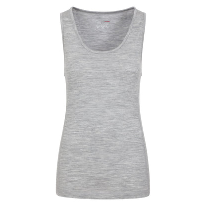 Light Grey - Front - Mountain Warehouse Womens-Ladies Merino Wool Cami Vest Top