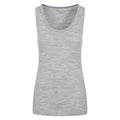 Light Grey - Front - Mountain Warehouse Womens-Ladies Merino Wool Cami Vest Top