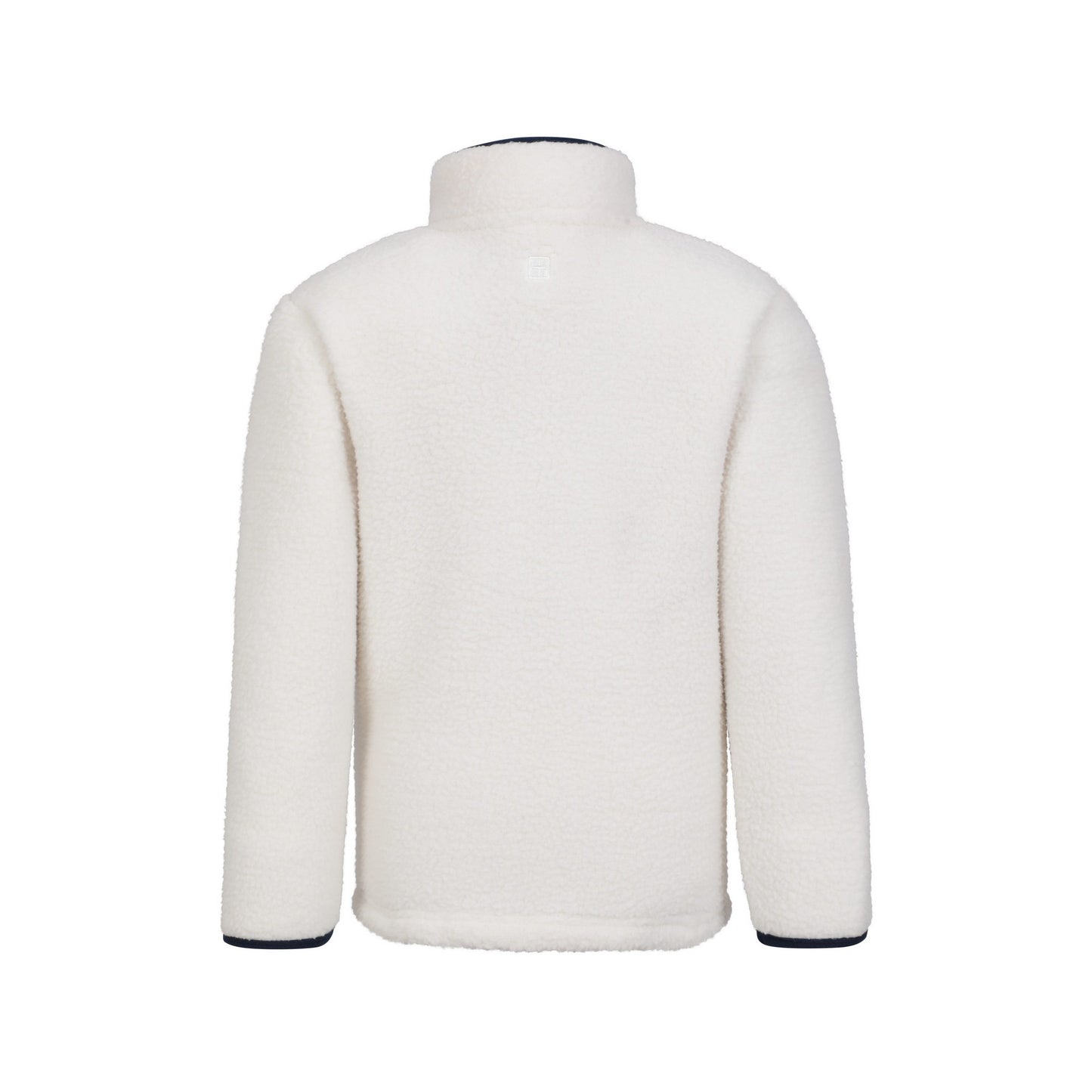 Beige - Back - Mountain Warehouse Childrens-Kids Atlas Borg Full Zip Fleece Jacket