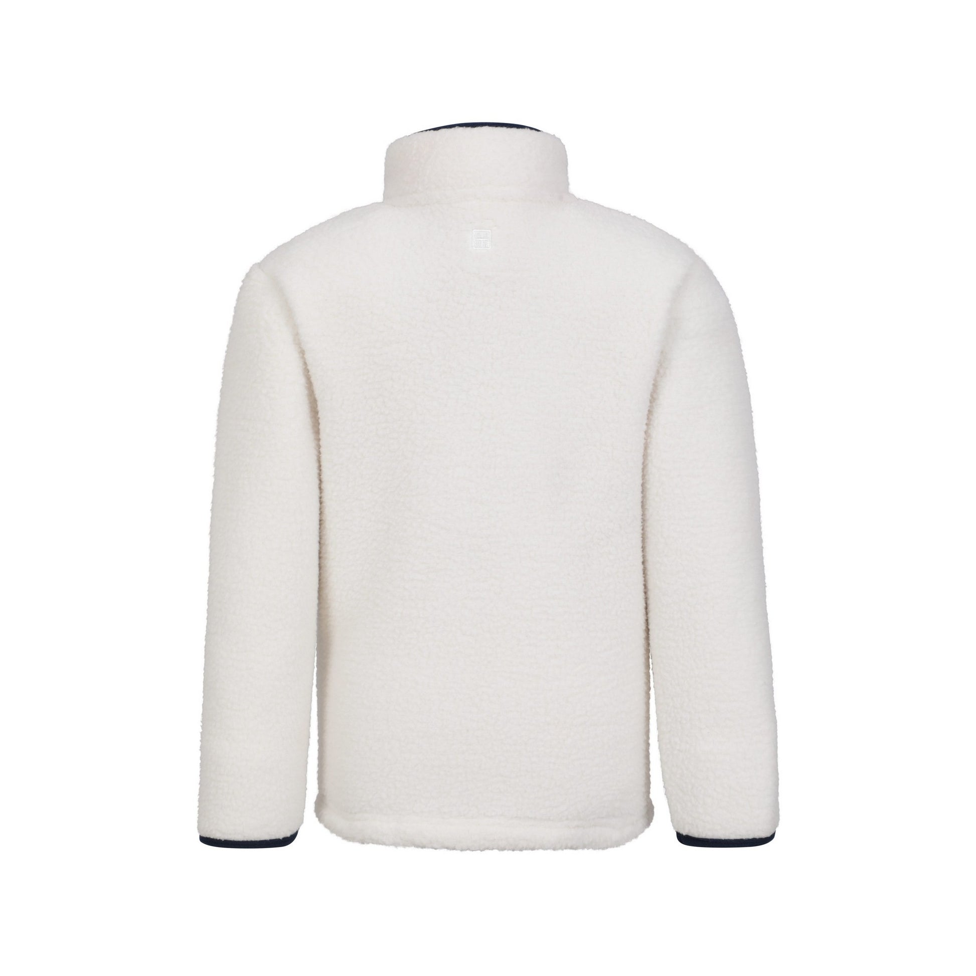 Beige - Back - Mountain Warehouse Childrens-Kids Atlas Borg Full Zip Fleece Jacket