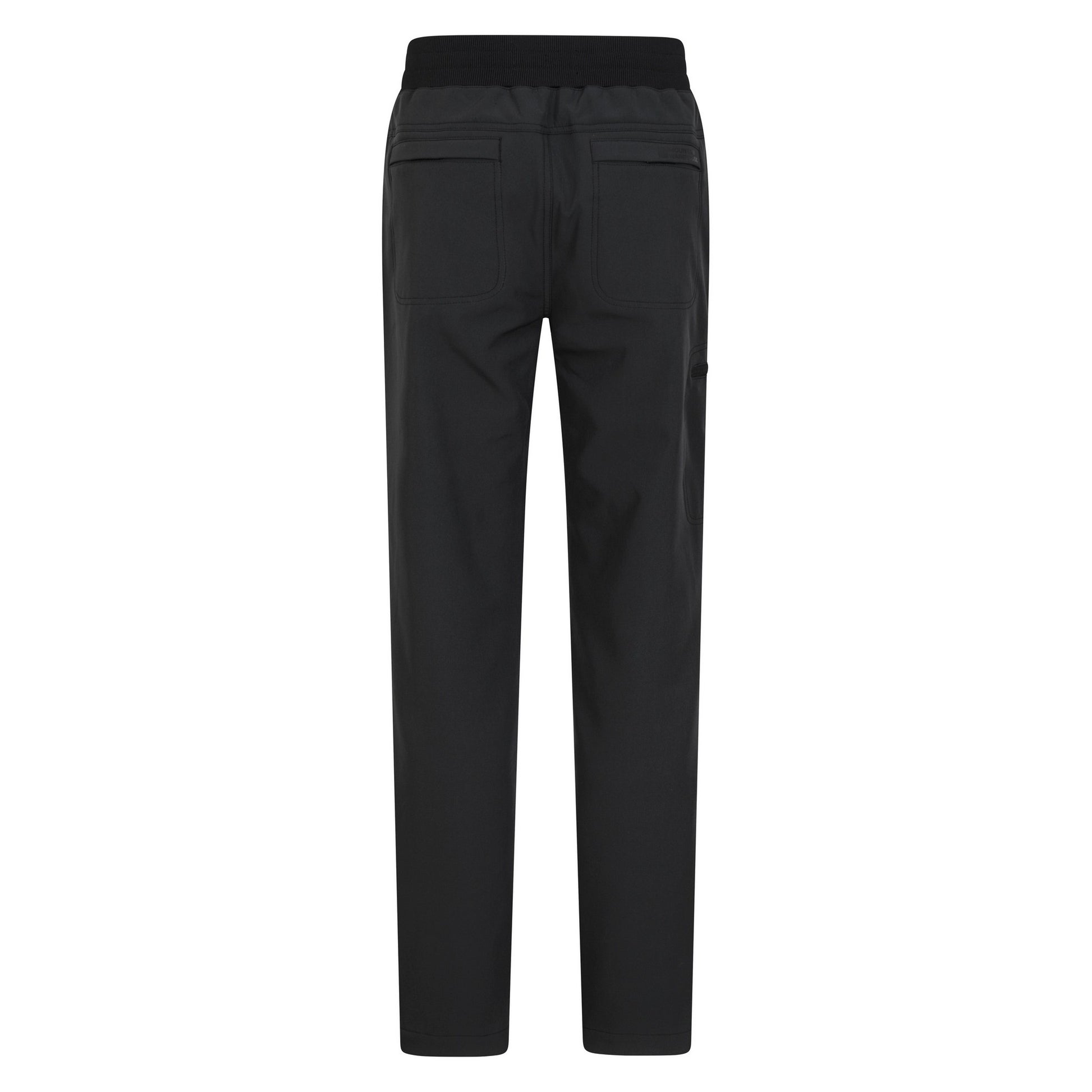 Black - Back - Mountain Warehouse Womens-Ladies Adventure Water Resistant Short Trousers