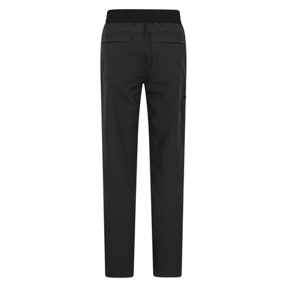 Black - Back - Mountain Warehouse Womens-Ladies Adventure Water Resistant Short Trousers