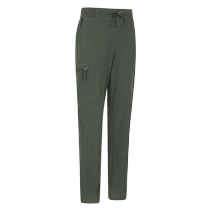Khaki Green - Side - Mountain Warehouse Womens-Ladies Adventure Water Resistant Short Trousers