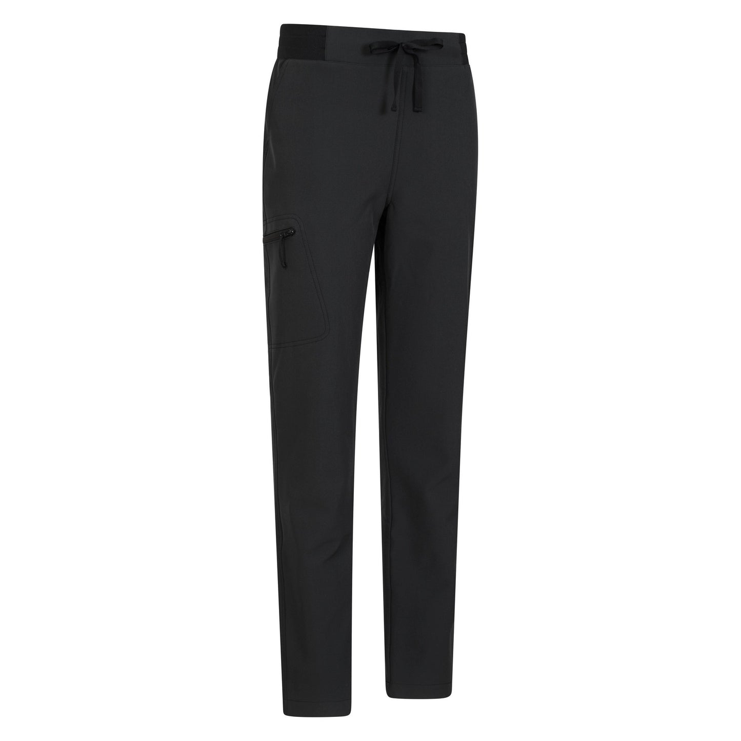 Black - Side - Mountain Warehouse Womens-Ladies Adventure Water Resistant Short Trousers