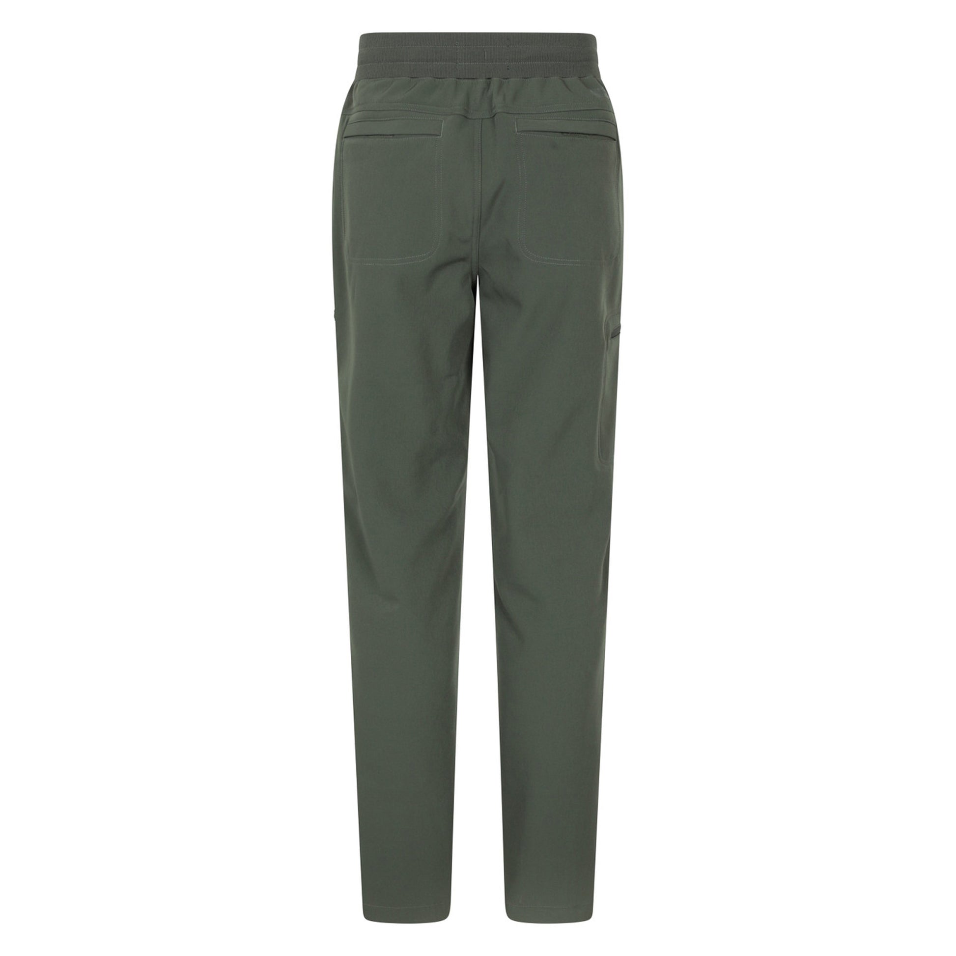 Khaki Green - Back - Mountain Warehouse Womens-Ladies Adventure Water Resistant Short Trousers
