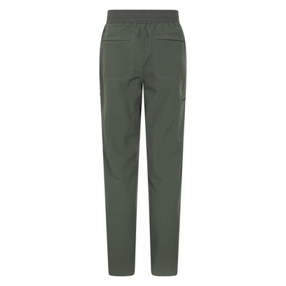 Khaki Green - Back - Mountain Warehouse Womens-Ladies Adventure Water Resistant Short Trousers