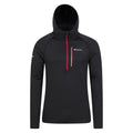 Black - Front - Mountain Warehouse Mens Solo Recycled Slim Hoodie