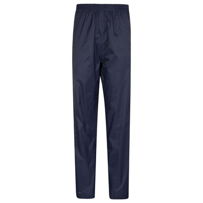 Navy - Front - Mountain Warehouse Womens-Ladies Pakka Waterproof Over Trousers