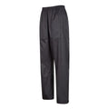 Black - Side - Mountain Warehouse Womens-Ladies Pakka Waterproof Over Trousers