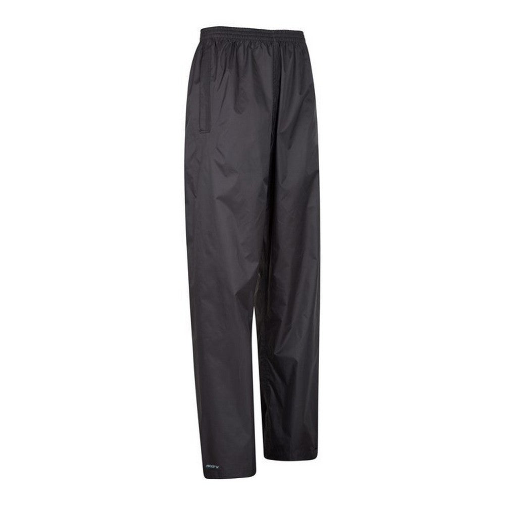 Black - Side - Mountain Warehouse Womens-Ladies Pakka Waterproof Over Trousers