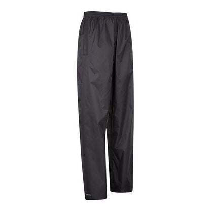 Black - Side - Mountain Warehouse Womens-Ladies Pakka Waterproof Over Trousers
