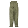 Khaki - Back - Mountain Warehouse Womens-Ladies Pakka Waterproof Over Trousers