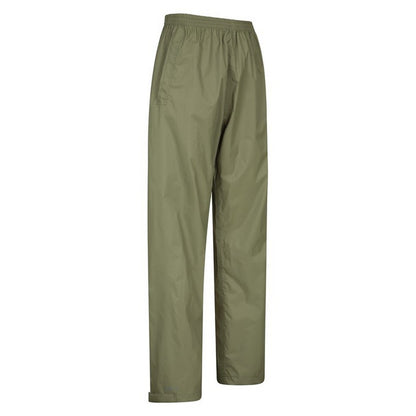 Khaki - Side - Mountain Warehouse Womens-Ladies Pakka Waterproof Over Trousers