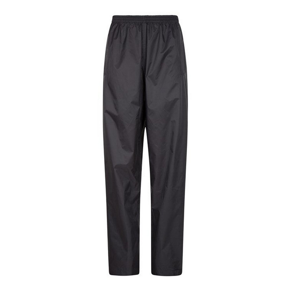 Black - Front - Mountain Warehouse Womens-Ladies Pakka Waterproof Over Trousers