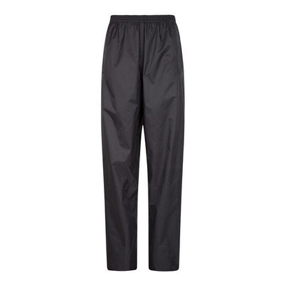 Black - Front - Mountain Warehouse Womens-Ladies Pakka Waterproof Over Trousers
