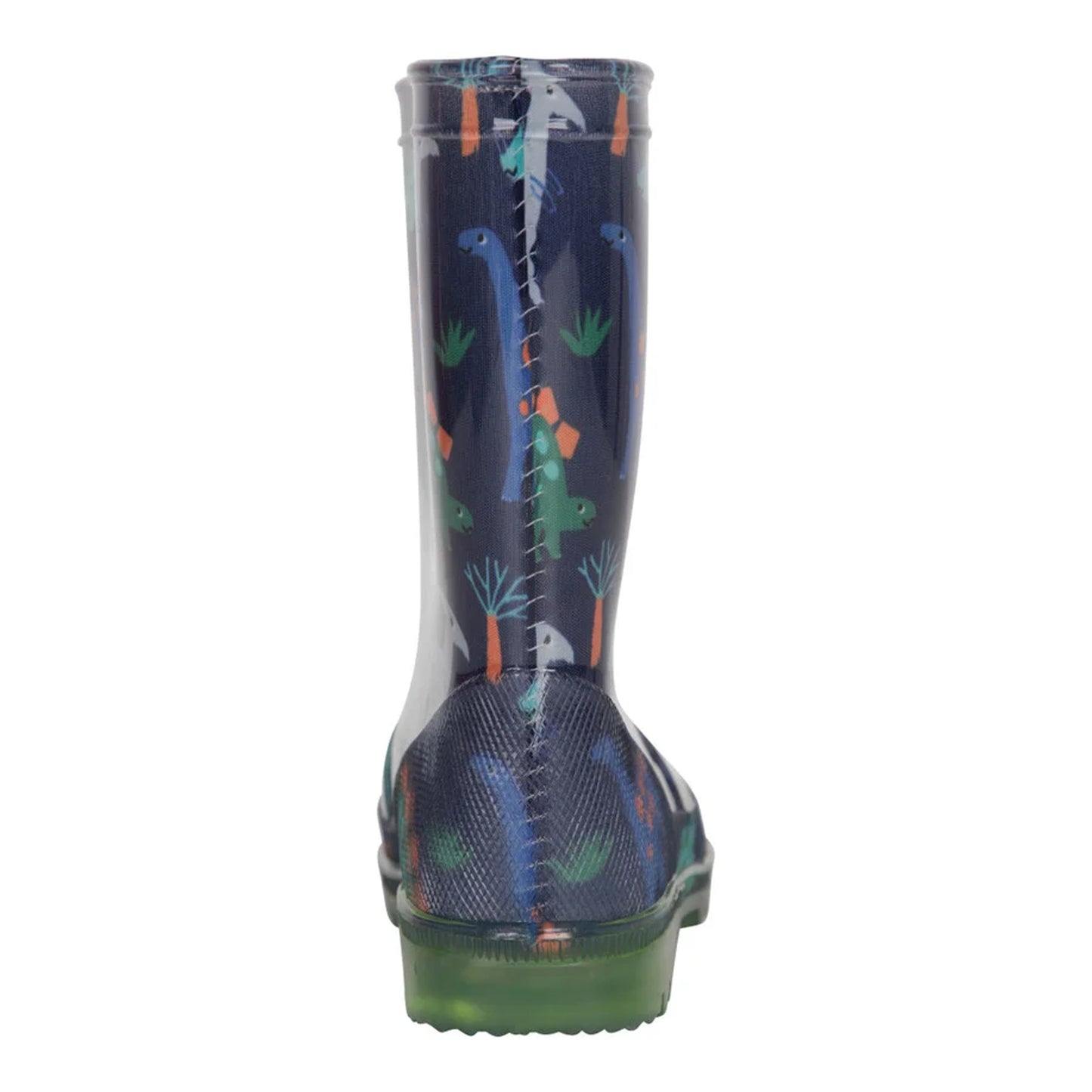 Navy - Back - Mountain Warehouse Childrens-Kids Splash Unicorn And Rainbow Light Up Wellington Boots