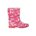 Bright Pink - Lifestyle - Mountain Warehouse Childrens-Kids Splash Unicorn And Rainbow Light Up Wellington Boots