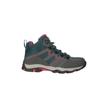 Teal - Lifestyle - Mountain Warehouse Childrens-Kids Oscar Walking Boots