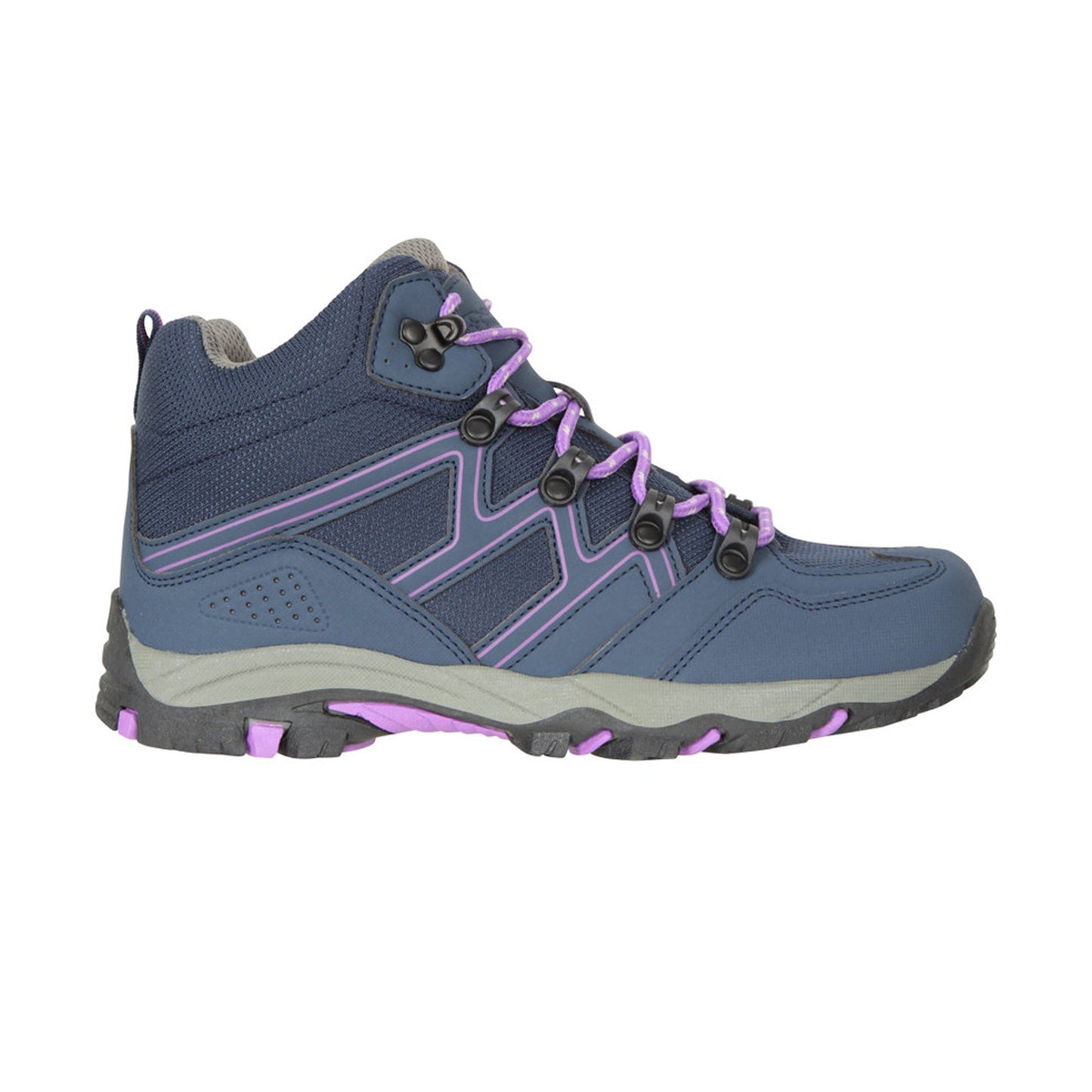 Dark Purple - Back - Mountain Warehouse Childrens-Kids Oscar Walking Boots
