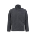 Grey - Front - Mountain Warehouse Mens Elm Fleece Jacket