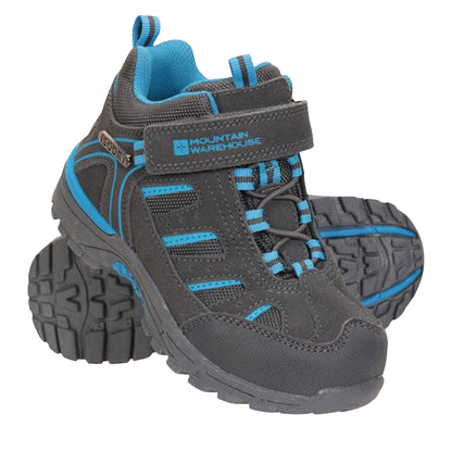Grey - Close up - Mountain Warehouse Childrens-Kids Drift Rain Boots