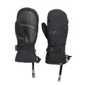 Jet Black - Front - Animal Womens-Ladies Track Ski Mittens