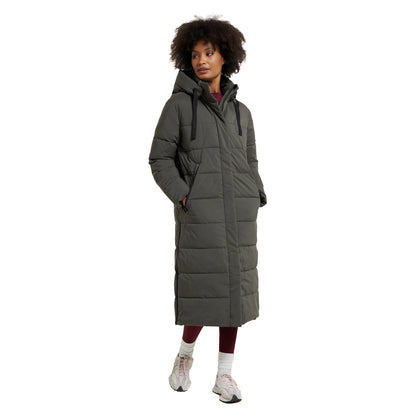 Khaki Green - Front - Active People Womens-Ladies Comfort Cloud Padded Jacket