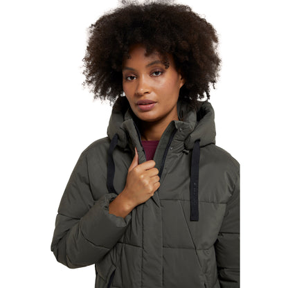 Khaki Green - Side - Active People Womens-Ladies Comfort Cloud Padded Jacket