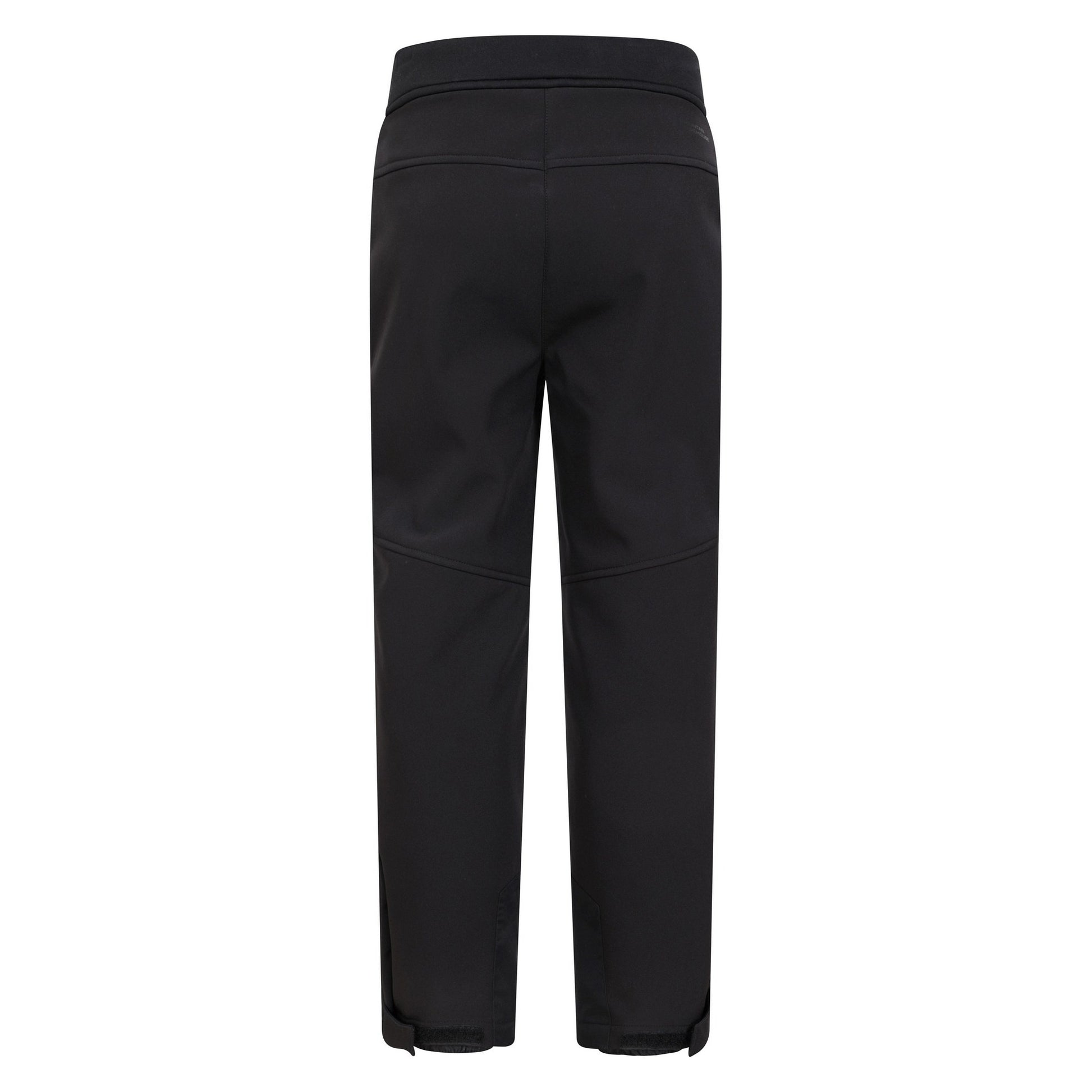 Black - Back - Mountain Warehouse Childrens-Kids Swiss Softshell Ski Trousers