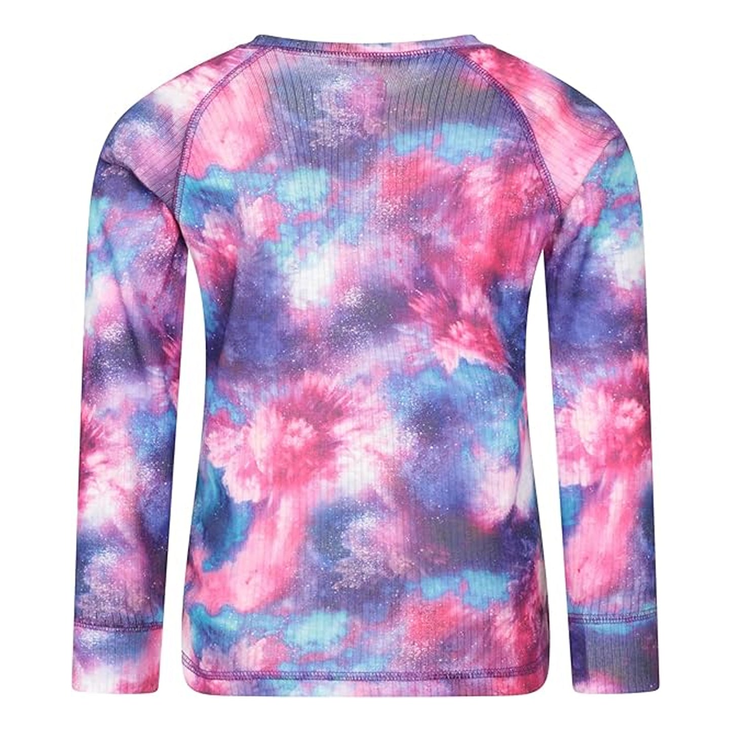 Dusky Purple - Back - Mountain Warehouse Childrens-Kids Talus Geometric Base Layer Set