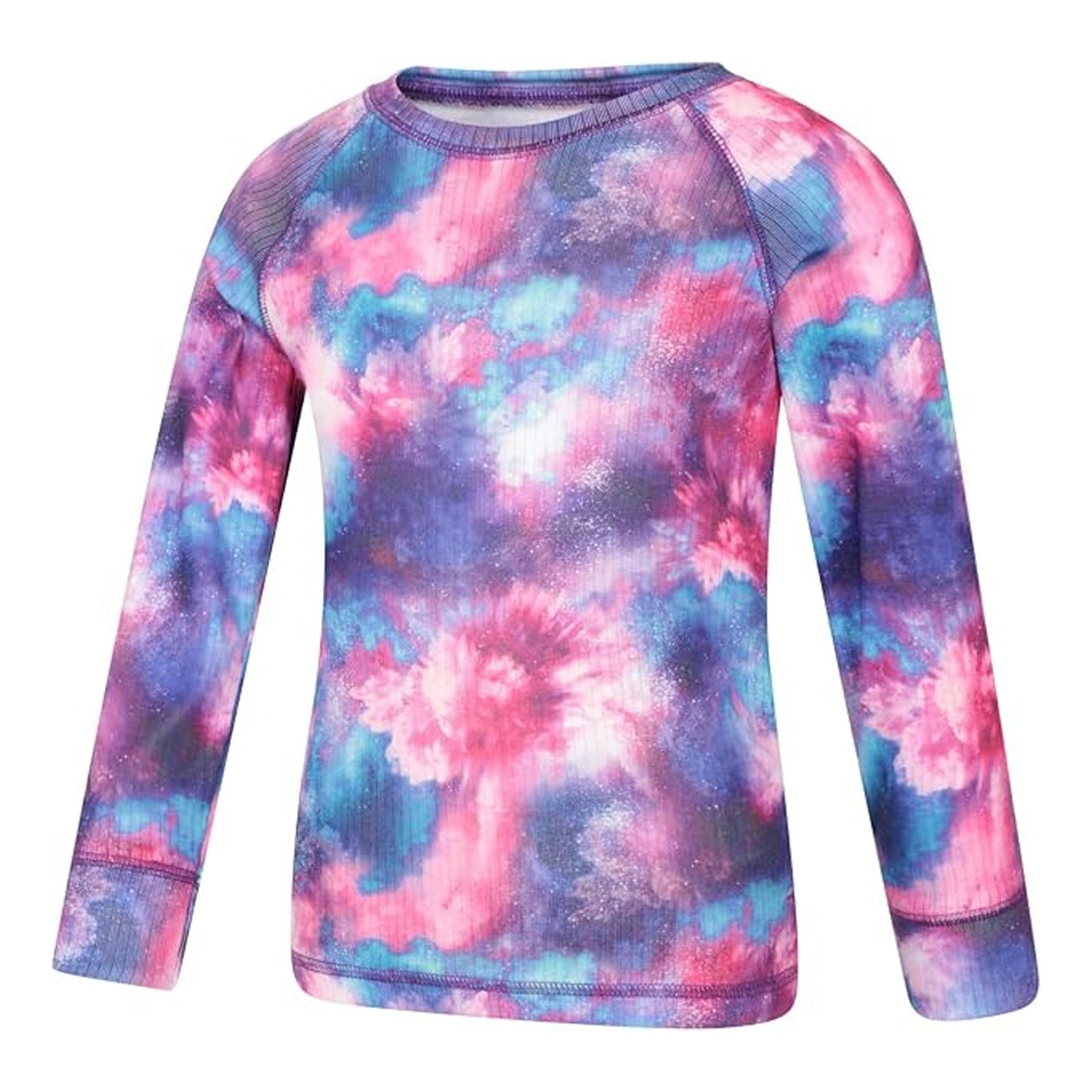 Dusky Purple - Pack Shot - Mountain Warehouse Childrens-Kids Talus Geometric Base Layer Set