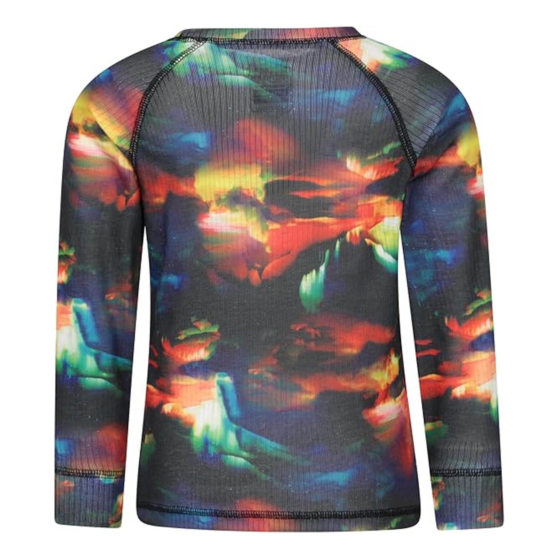 Corn Blue - Back - Mountain Warehouse Childrens-Kids Talus Geometric Base Layer Set