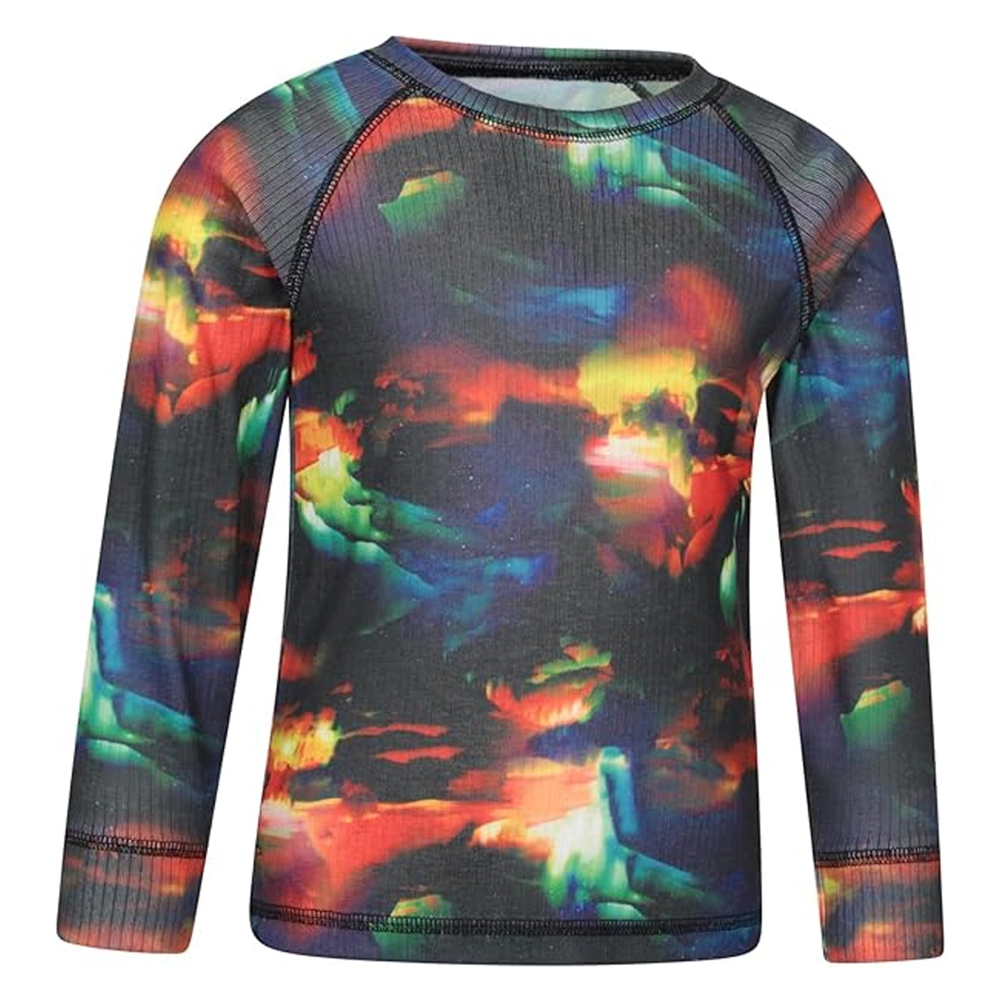 Corn Blue - Lifestyle - Mountain Warehouse Childrens-Kids Talus Geometric Base Layer Set