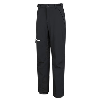 Black - Side - Mountain Warehouse Mens Axis Extreme Softshell Ski Trousers