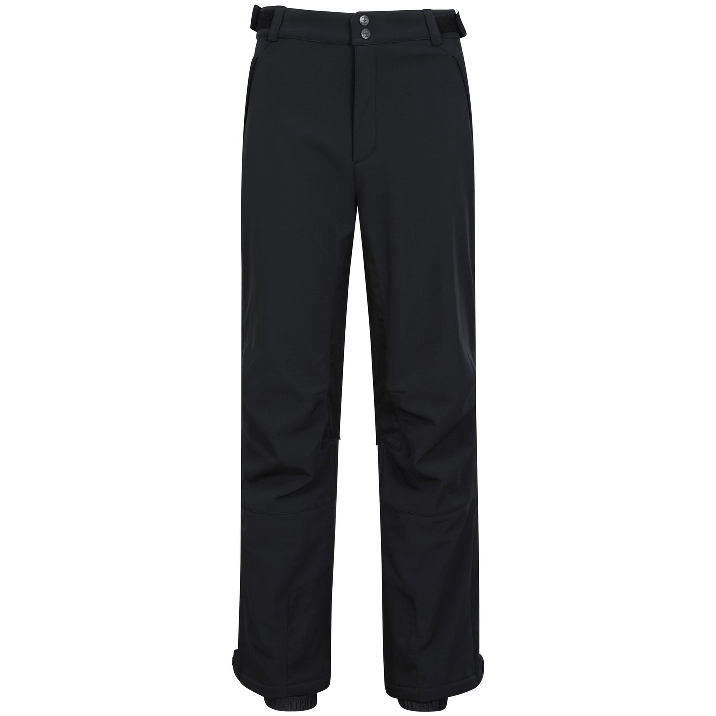 Jet Black - Front - Mountain Warehouse Mens Axis Extreme Softshell Ski Trousers