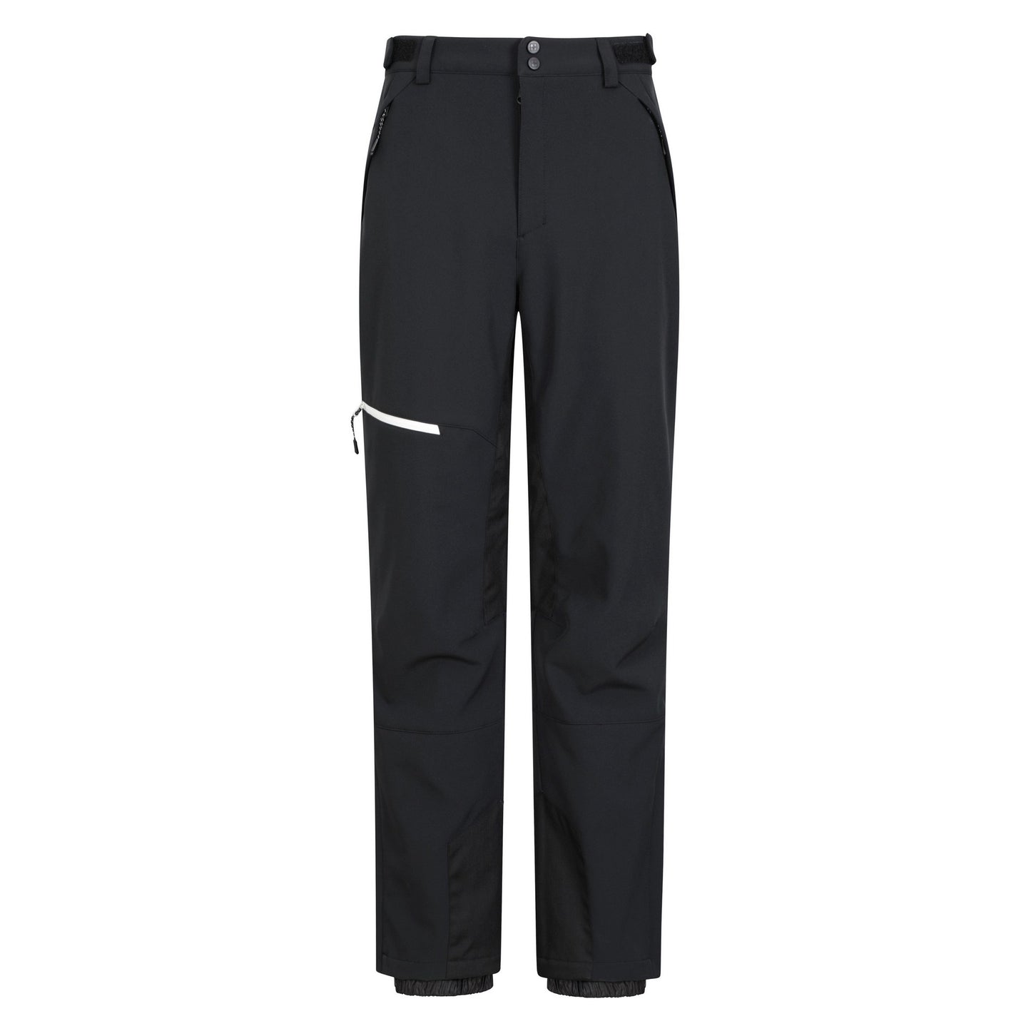 Black - Front - Mountain Warehouse Mens Axis Extreme Softshell Ski Trousers