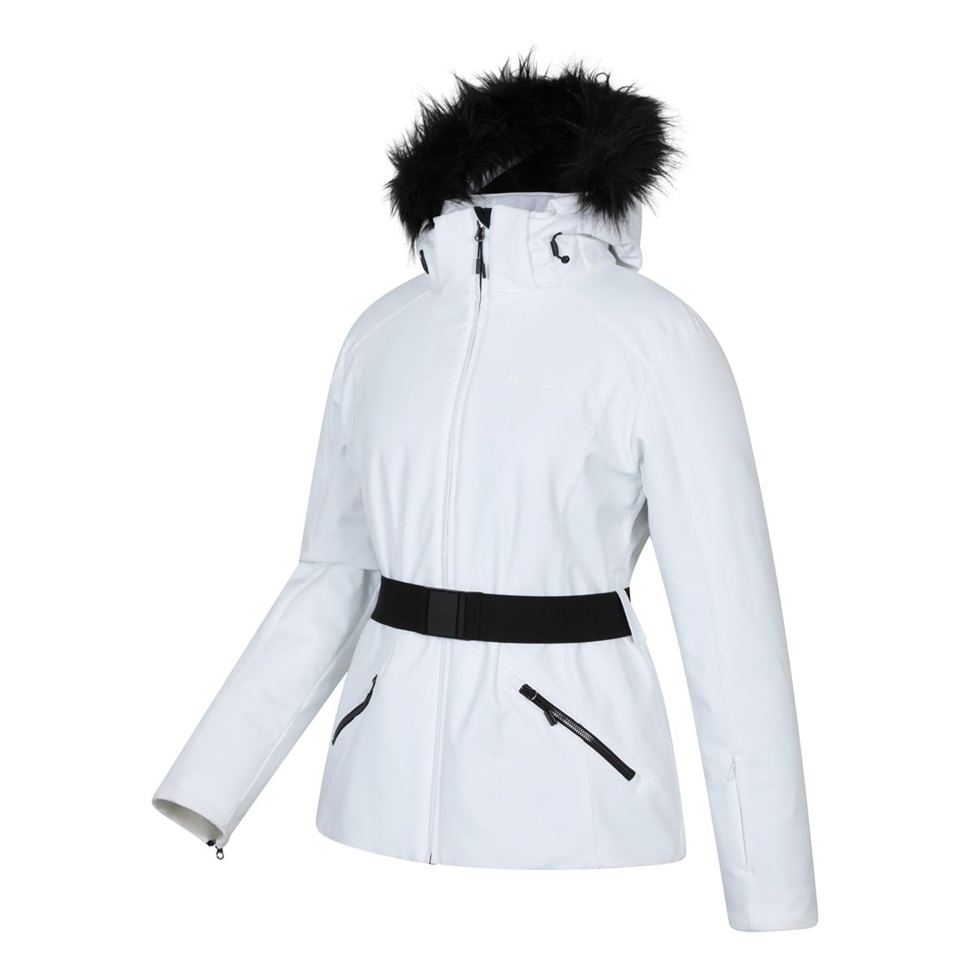 White - Lifestyle - Mountain Warehouse Womens-Ladies Swiss RECCO Ski Jacket