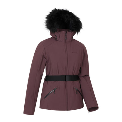 Dark Purple - Back - Mountain Warehouse Womens-Ladies Swiss RECCO Ski Jacket