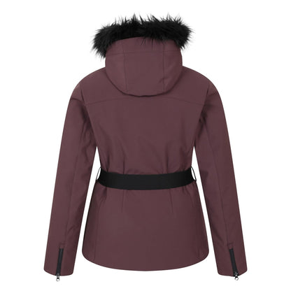 Dark Purple - Side - Mountain Warehouse Womens-Ladies Swiss RECCO Ski Jacket
