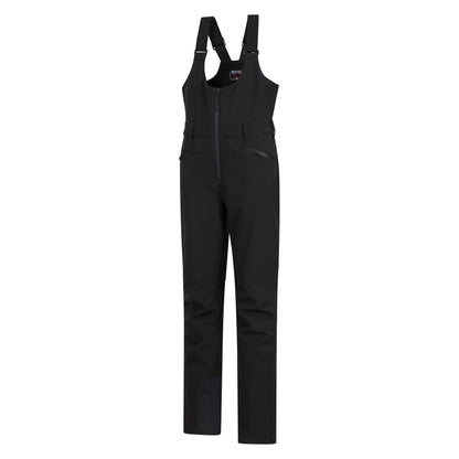 Black - Lifestyle - Mountain Warehouse Womens-Ladies RECCO Bibbed Ski Trousers